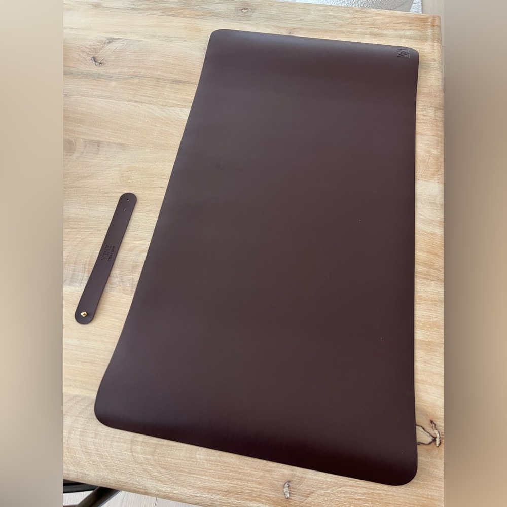 BRAND NEW Dark Brown Leather Desk Pad
